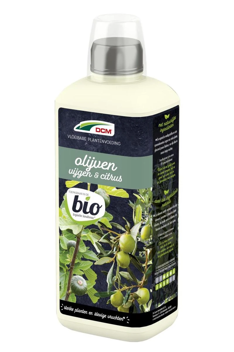 Dcm Meststof Vloeibaar Olijven & Vijgen - Siertuinmeststoffen - 800 Ml Bio 5 Dcm Meststof Vloeibaar Olijven & Vijgen - Siertuinmeststoffen - 800 Ml Bio - Afbeelding 3