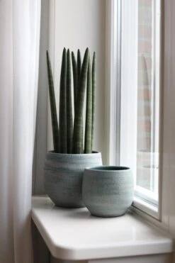 Tokio Bloempot Blauw Aqua D28 X H26 Cm - Nieuwe Collectie -Buitentuinwinkel 800x1200 105