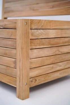 Kleine Teakhouten Tuinbank Met Opbergruimte - 100 X 60 X 90 Cm - Duurzaam Teakhout - Blijft Strak En Mooi - Sterke Constructie Om Lang Mee Te Gaan -Buitentuinwinkel 800x1200 264