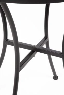 Bolero Ronde Stalen Bistro Tafel Zwart 60cm -Buitentuinwinkel 802x1200 6