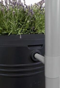 Elho Green Basics Regenton - Regenton - Living Black - Buiten - 200 Liter -Buitentuinwinkel 823x1200