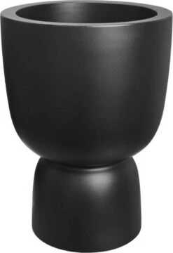 Elho Pure Coupe 41 - Bloempot Voor Binnen & Buiten - Ø 41.3 X H 57.9 Cm - Zwart/Zwart -Buitentuinwinkel 823x1200 9