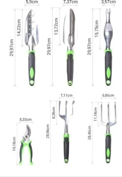 Djambo Tuingereedschap Set 8-delig Tuinsetje Met 15 Unieke Bamboe Plantetiketten In 1 Draagtas - Compleet Tuingereedschap Voor De Tuinliefhebbers -Buitentuinwinkel 828x1200 2