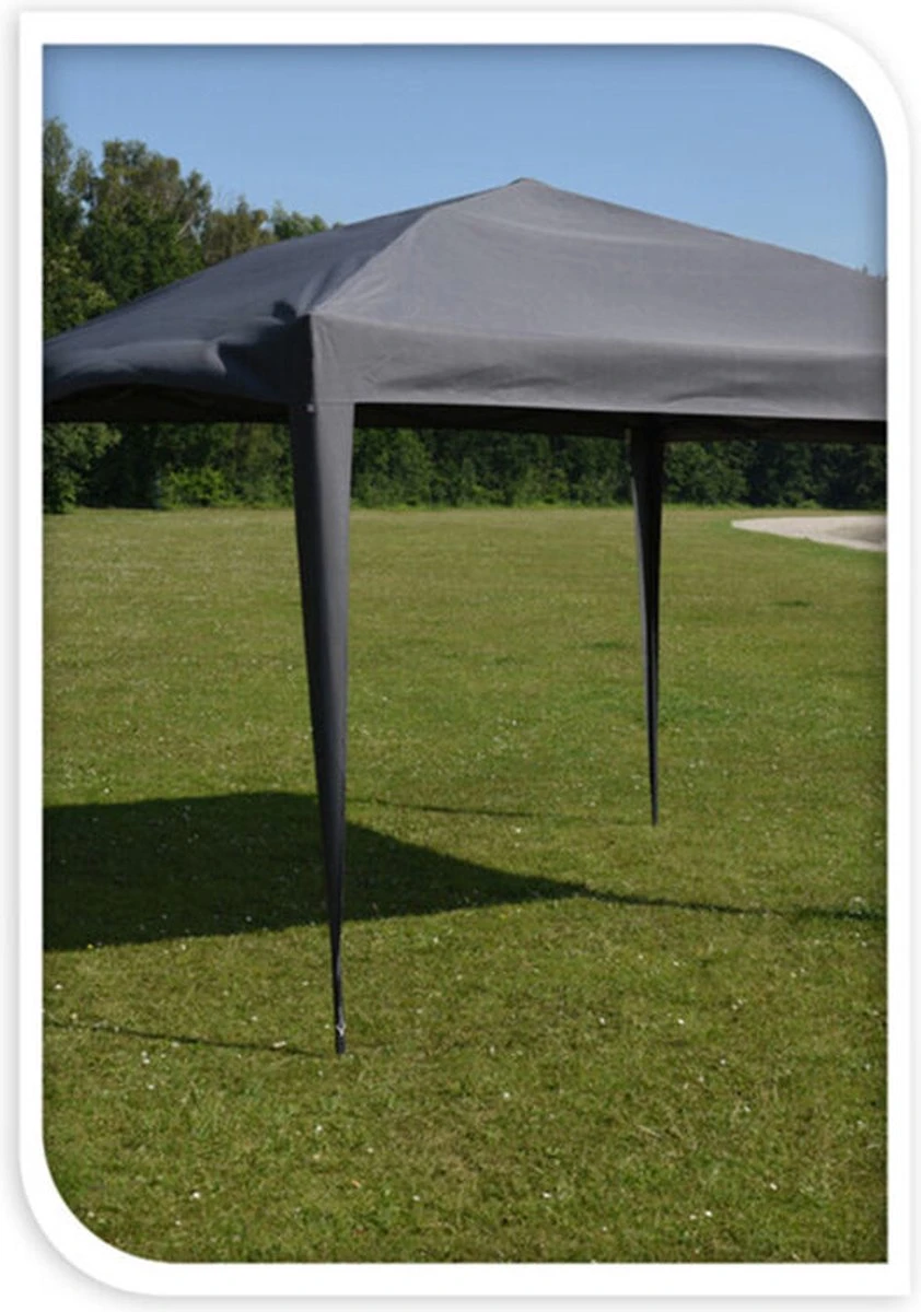 Ambiance Easy-up Partytent - 3x3m - Opvouwbaar - Grijs 8 Ambiance Easy-up Partytent - 3x3m - Opvouwbaar - Grijs - Afbeelding 6