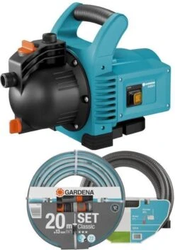 GARDENA - Classic Besproeiingspomp 3000/4 Compleet - Waterpomp - Incl. 3.5 M Aanzuigslang En 20 M Slang -Buitentuinwinkel 843x1200 1