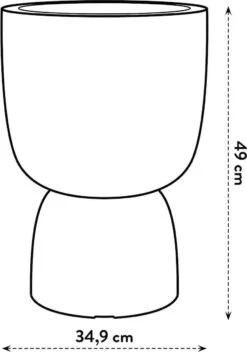 Elho Pure Coupe 35 - Bloempot Voor Binnen & Buiten - Ø 34.9 X H 49.0 Cm - Zwart/Zwart 27 Elho Pure Coupe 35 - Bloempot Voor Binnen & Buiten - Ø 34.9 X H 49.0 Cm - Zwart/Zwart -Buitentuinwinkel 843x1200 2