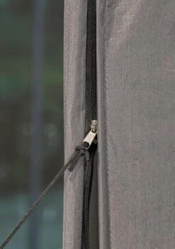 Weersbestendige Parasolhoes - Rond & Vierkant - Max. 3 X 3 M - Grijs / Antraciet - Stokparasol -Buitentuinwinkel 845x1200 2