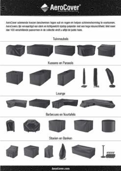AeroCover Loungesethoes 220x220x90xH70 Cm - Antraciet -Buitentuinwinkel 852x1200 2