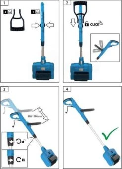 Güde Elektrische Oppervlakte- En Voegenreiniger - MET Telescopische Stang & 4 Voegenborstels - GUB 500 -Buitentuinwinkel 868x1200 4