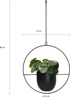 QUVIO Bloempot Hangend / Bloempotten Voor Binnen / Bloempotten / Bloempot Binnen / Bloempot Met Ophanghaak - Metaal -Buitentuinwinkel 876x1200 3