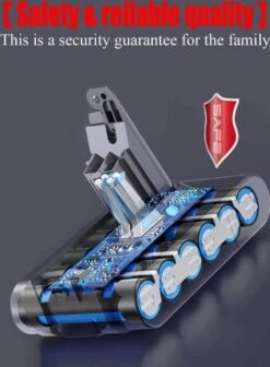 Vervangende Accu Batterij Geschikt Voor Dyson V8 Steelstofzuiger - 21.6V 6000mAh - V8 - SV10 - V8 Absolute – Fluffy – Animal – Dier – Geschikt Geschikt Voor Dyson Batterij -Buitentuinwinkel 881x1200 1
