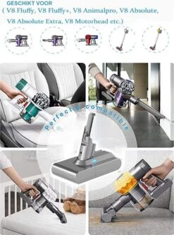 Vervangende Accu Batterij Geschikt Voor Dyson V8 Steelstofzuiger - 21.6V 6000mAh - V8 - SV10 - V8 Absolute – Fluffy – Animal – Dier – Geschikt Geschikt Voor Dyson Batterij -Buitentuinwinkel 889x1200 1