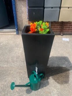 Prestige Manhattan 100L Regenton Zwart (incl. Kraantje) -Buitentuinwinkel 900x1200 5