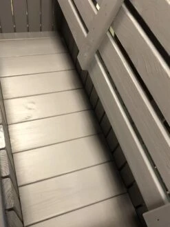 SenS-Line - Tuinbank - Pinokkio Houten Bankje - 113 X 40 X 75 Cm - Grijs -Buitentuinwinkel 900x1200 80