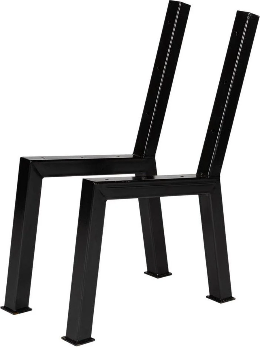 MaximaVida Set Industriële Bankpoten New York- Zwart Gecoat - Maak Zelf Je Bank 3 MaximaVida Set Industriële Bankpoten New York- Zwart Gecoat - Maak Zelf Je Bank