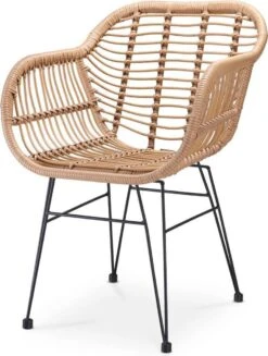 Casaria Polyrotan Kuipstoel Bali - Met Kussens – 2 Stuks -Buitentuinwinkel 907x1200 7