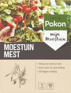 Pokon Bio Moestuin Mest - 1kg - Meststof (biologisch) - 120 Dagen Moestuinvoeding -Buitentuinwinkel 922x1200 1