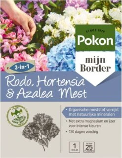 Pokon Rhododendron, Hortensia & Azalea Mest - 1kg - Meststof - 3-in-1 Werking -Buitentuinwinkel 925x1200 5