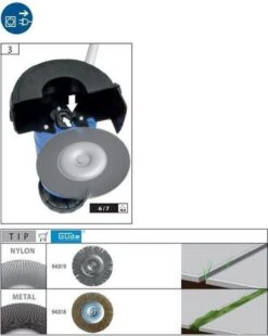 Güde Elektrische Onkruidborstel - Voegenreiniger - 400 Watt - GRF 401 -Buitentuinwinkel 956x1200 6