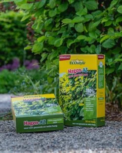 ECOstyle Hagen-AZ Organische Haag Meststof - Tuinmest Voor Diepgroen Blad - Nieuwe & Bestaande Beplanting - 30 M Haag - 1,6 KG -Buitentuinwinkel 960x1200 13