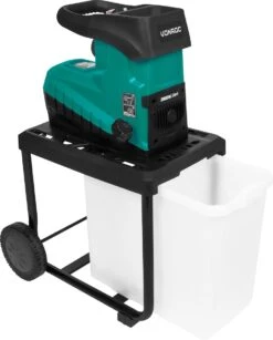 VONROC Stille Hakselaar/Shredder 2800W – Voor Takken Tot Ø45mm – Incl. 60L Opvangbak & Duwstok -Buitentuinwinkel 965x1200