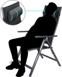 Casaria Tuinstoel Aluminium - 2 Stuks Inklapbaar - Antraciet 23 Casaria Tuinstoel Aluminium - 2 Stuks Inklapbaar - Antraciet -Buitentuinwinkel 966x1200 5