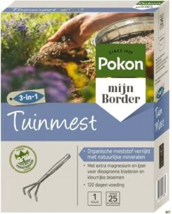 Pokon Tuinmest - 1kg - Meststof - 3-in-1 Werking -Buitentuinwinkel 967x1200