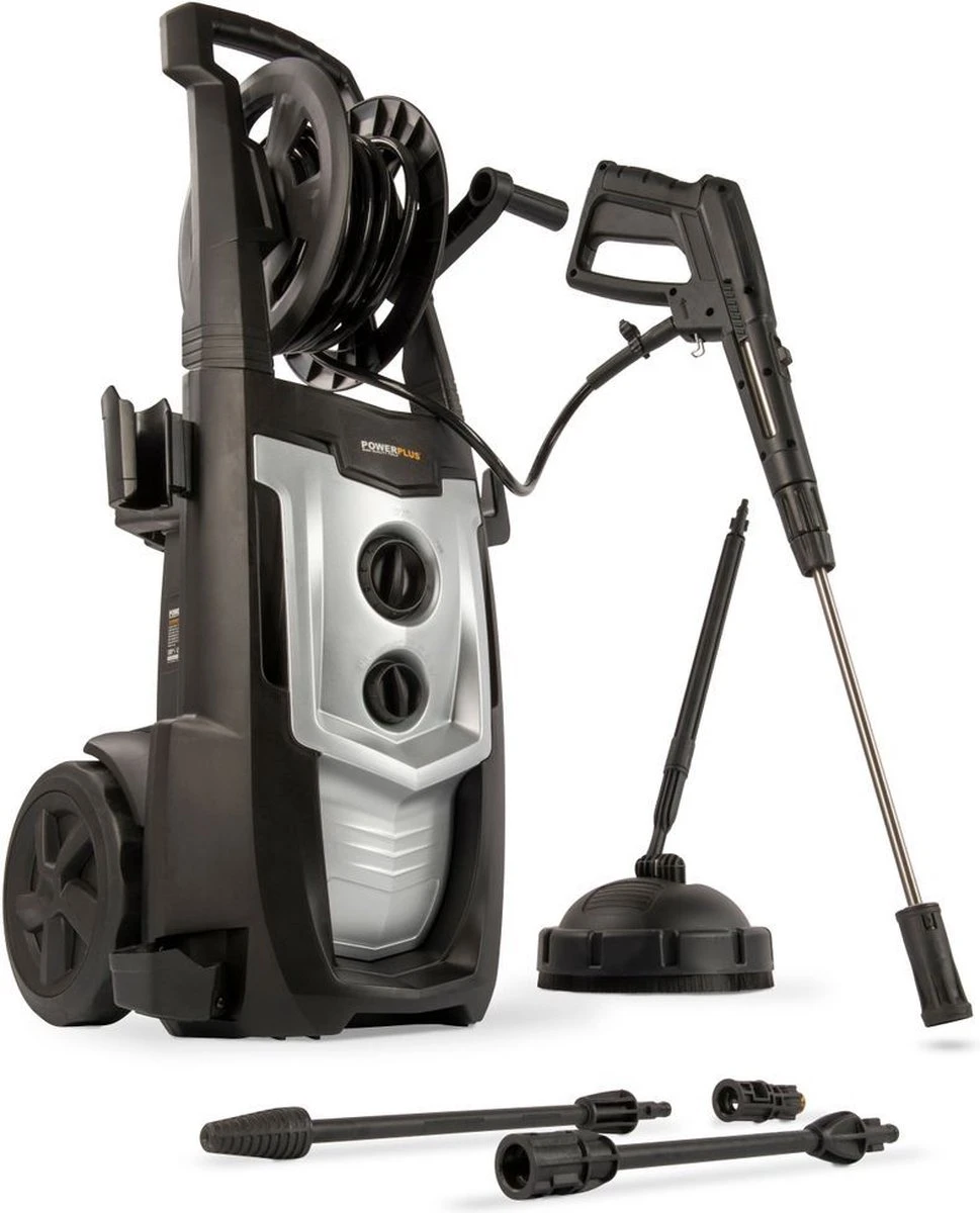 Powerplus POWXG90420 Hogedrukreiniger - 2200W - Max. 175 Bar - 450 L/h - Incl. 8m Slang, Terrasreiniger En Accessoires - Reiniger Voor Auto, Fiets En Meubelen 5 Powerplus POWXG90420 Hogedrukreiniger - 2200W - Max. 175 Bar - 450 L/h - Incl. 8m Slang, Terrasreiniger En Accessoires - Reiniger Voor Auto, Fiets En Meubelen - Afbeelding 3