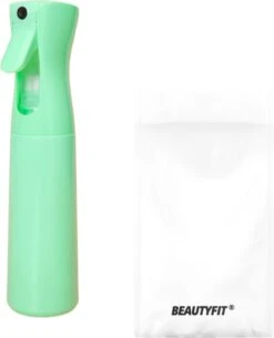Merkloos BeautyFit - Mist Sprayer Groen - Mist Verstuiver Water- Haarspuit Kapper - Waterspray - Waterverstuiver Haar - Spuitfles Haar - Plantenspuit - 300 Ml -Buitentuinwinkel 971x1200